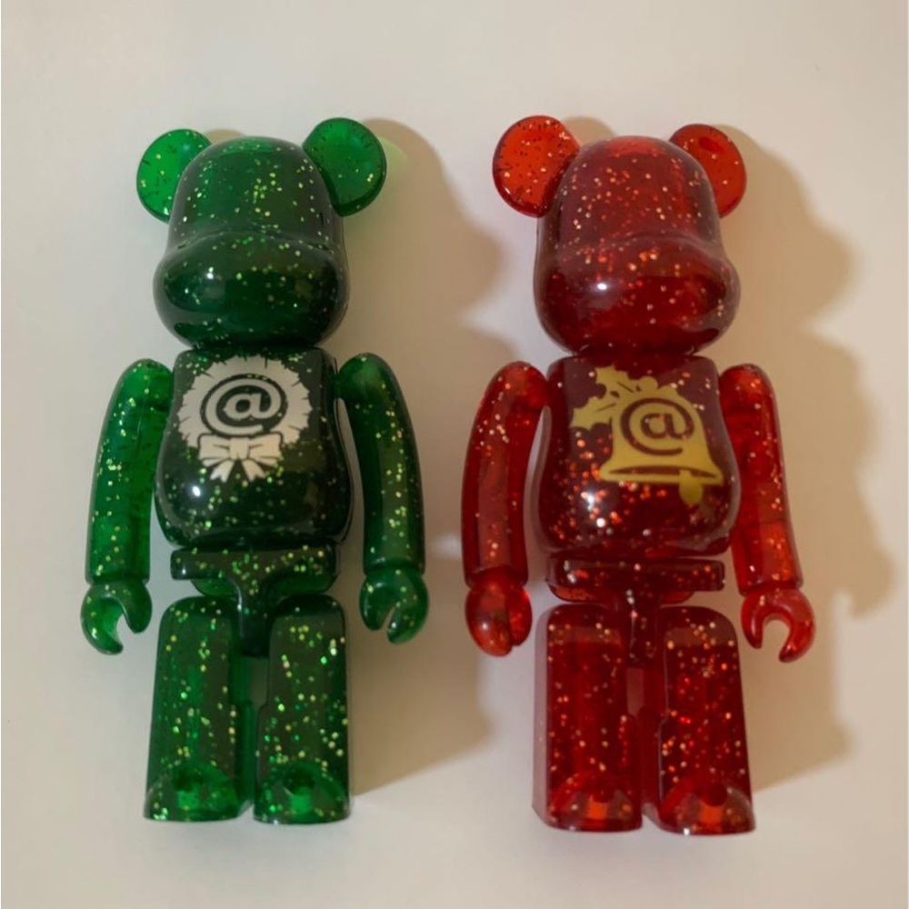 Medicom Toy 100% Be@rbrick Xmas 2006 Set of 2